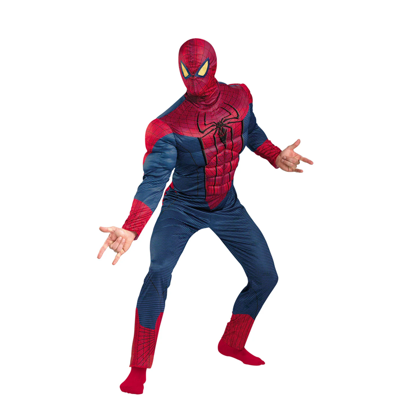 ადამიანი ობობას ფორმა (სპაიდერმენი) მუსკულებით