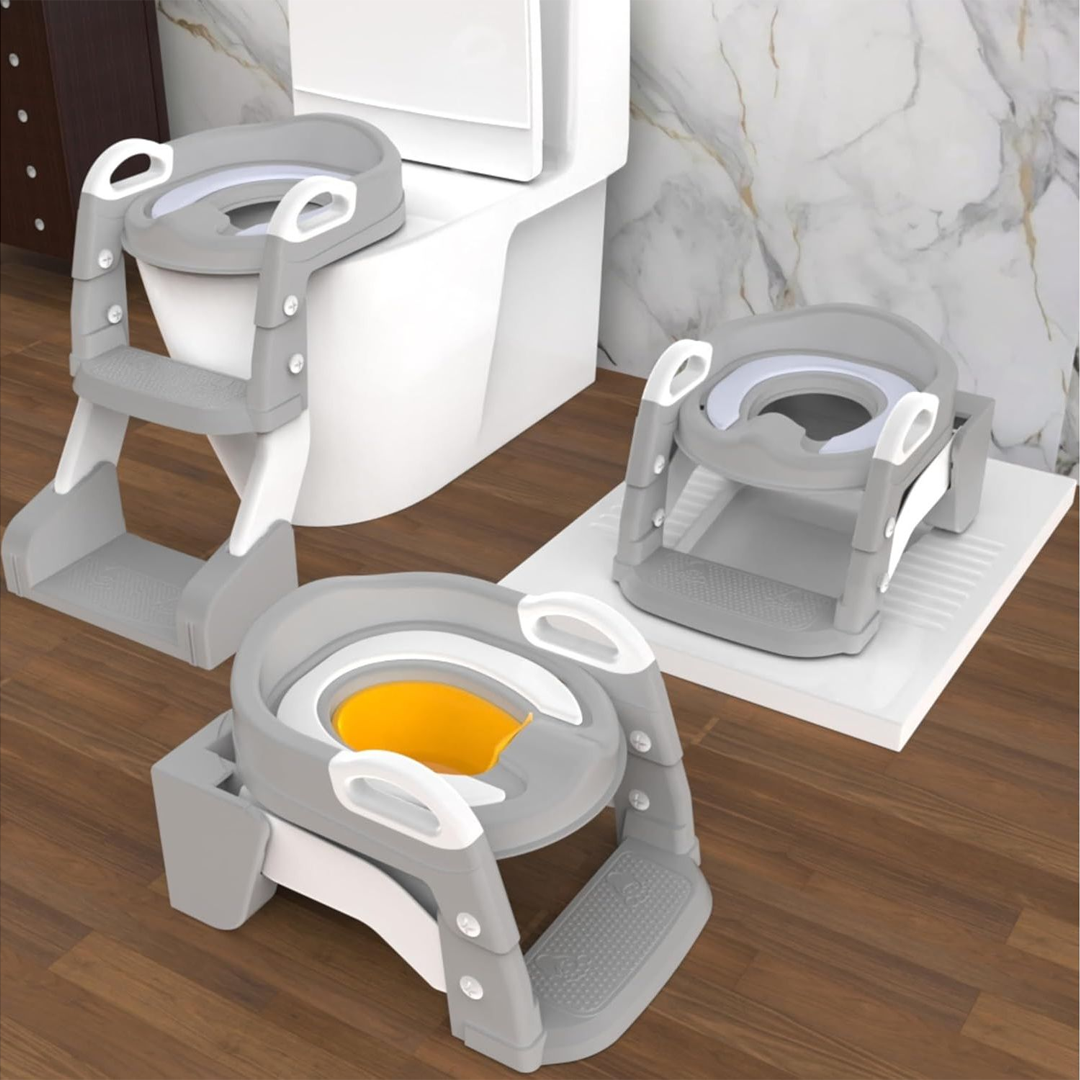 საბავშვო უნიტაზის სკამი კიბით